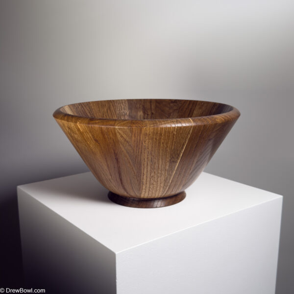 Miska Drewniana Ciemny Dąb Ø27cm